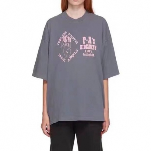 パームエンジェルスユニセックスコットン半袖Tシャツシャツm0291グレー