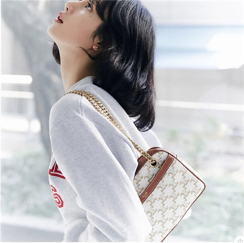 バッグ,B0692セリーヌレディースレザーチェーンハボバッグ,21,ホワイト