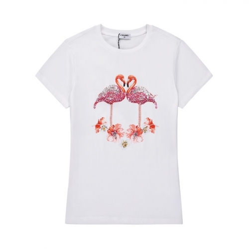 'シャネルレディース''コットン半袖Tシャツl0696ホワイト