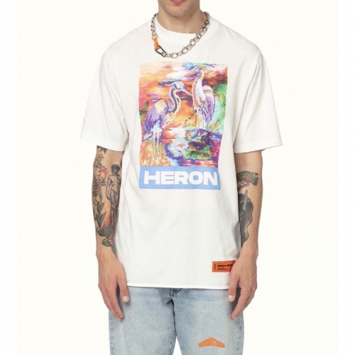 ヘロンプレストンメンズオーバーサイズ半袖Tシャツn37