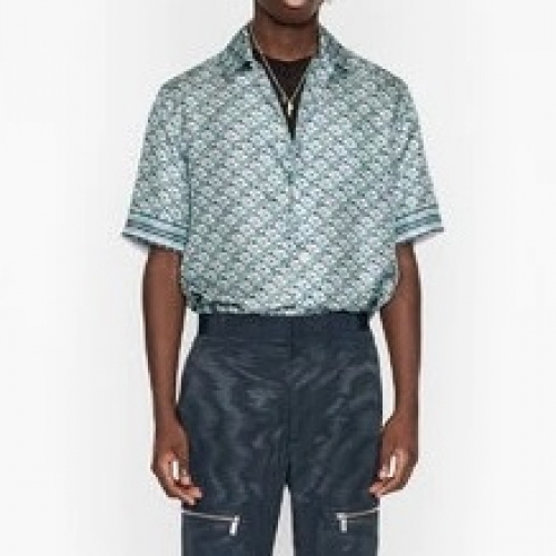 ディオールユニセックスクラシックシャツo01247グリーン