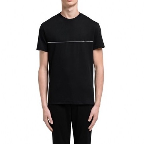 プラダメンズベーシックポロ半袖Tシャツa02278ブラック