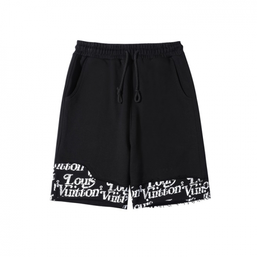 ルイヴィトンメンズカジュアルショートパンツu02911ブラック