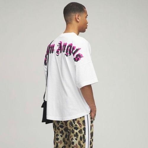 パームエンジェルスユニセックスコットン半袖Tシャツシャツm0308ホワイト