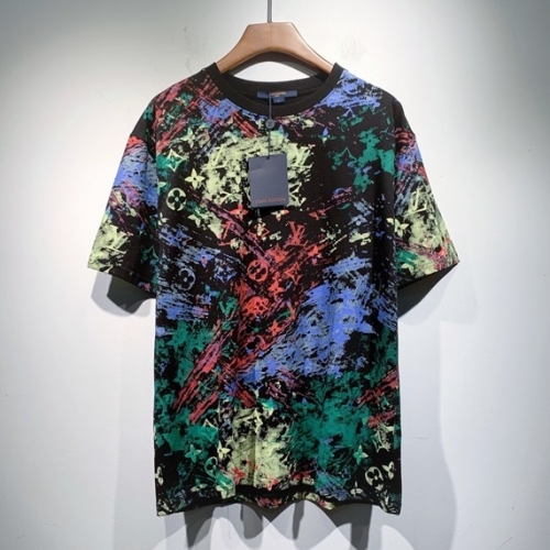 ルイヴィトンユニセックス半袖Tシャツu02924ブラック