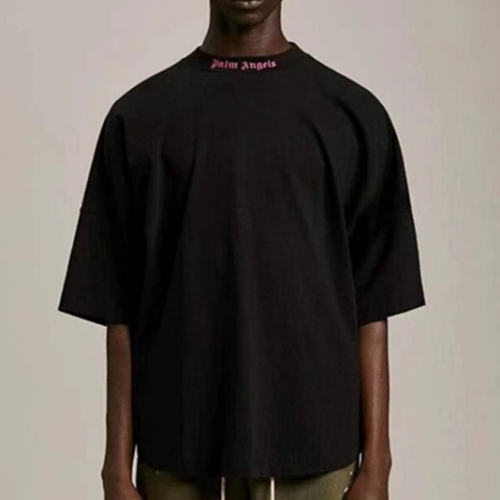 パームエンジェルスユニセックスコットン半袖Tシャツシャツm0309ブラック