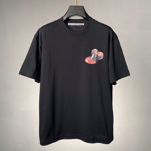 アレクサンダーワンユニセックス半袖Tシャツw0174ブラック