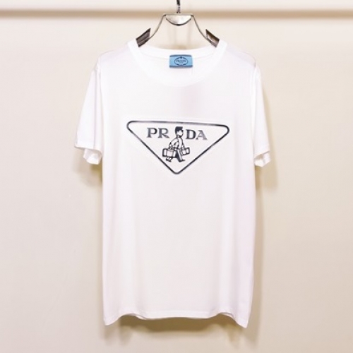 プラダメンズベーシックポロ半袖Tシャツa02280ホワイト