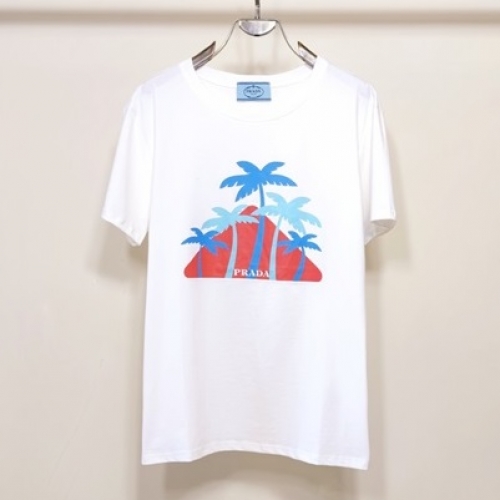 プラダメンズベーシックポロ半袖Tシャツa02288ホワイト