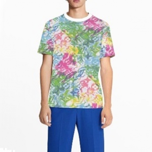 ルイヴィトンユニセックス半袖Tシャツu02960グリーン