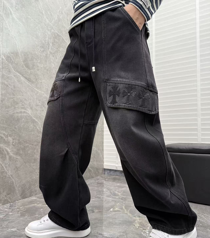 クロムハーツメンズスウェットジーンズc0372