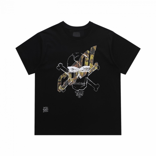 ジバンシィメンズコットン半袖Tシャツv0539ブラック