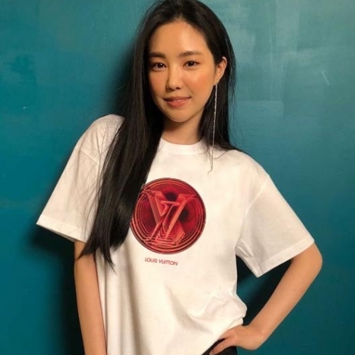 ルイヴィトンユニセックス半袖Tシャツu02970ホワイト