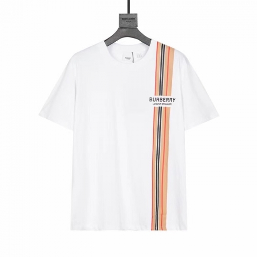 バーバリーユニセックスコットン半袖Tシャツr03983ホワイト