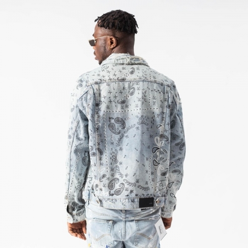 アミリメンズカジュアルデニムジャケット0149ブルー