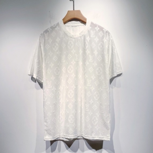 ルイヴィトンユニセックス半袖Tシャツu02988ホワイト