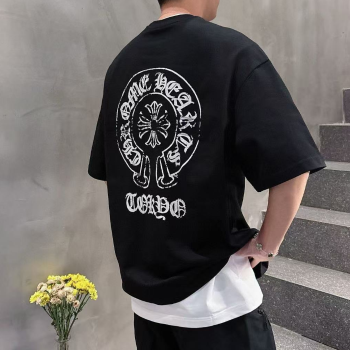 クロムハーツメンズラウンド半袖Tシャツc0384