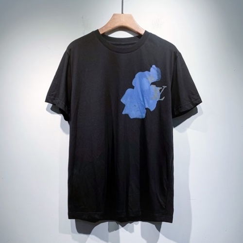 ルイヴィトンユニセックス半袖Tシャツu02999ブラック
