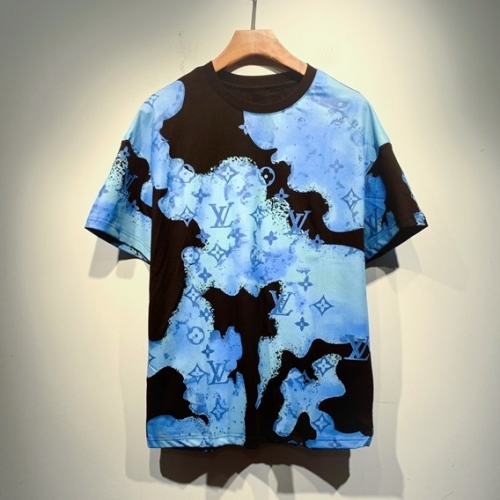 ルイヴィトンユニセックス半袖Tシャツu03006ブラック