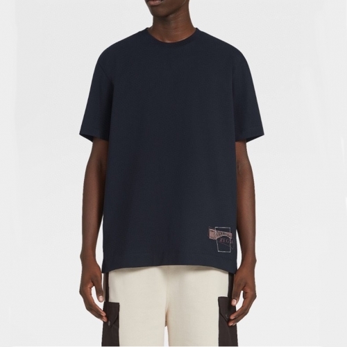 エルメネジルドゼニアエルメネジルドゼニアメンズビジネス半袖Tシャツg0300ブラック