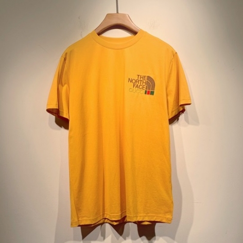 グッチメンズコットン半袖Tシャツc03810オレンジ