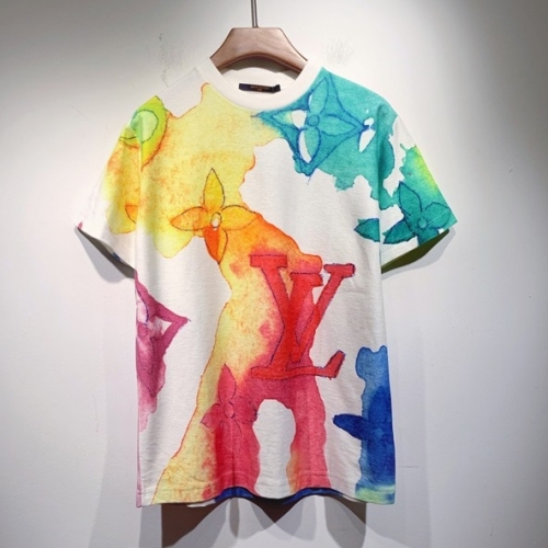 ルイヴィトンユニセックス半袖Tシャツu03319ホワイト