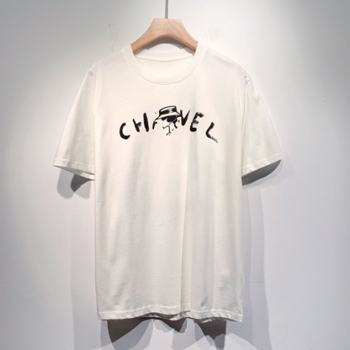 'シャネルユニセックス''コットン半袖Tシャツl0719ホワイト