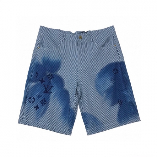ルイヴィトンメンズカジュアルショートパンツu03325ネイビー