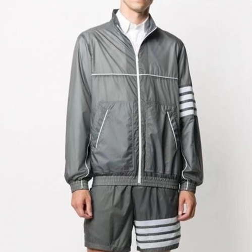 カジュアルトムブラウンメンズカジュアルジャケットm01293グレー