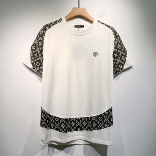 ルイヴィトンユニセックス半袖Tシャツu03344ホワイト