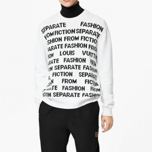 ルイヴィトンメンズカジュアルセーターu03353ホワイト