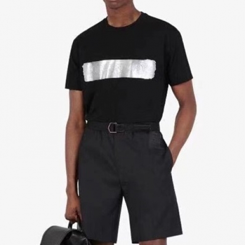 ジバンシィメンズコットン半袖Tシャツv0541ブラック