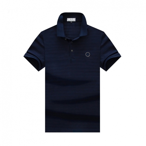 -エルメスメンズクルーネック半袖Tシャツr0671ネイビー