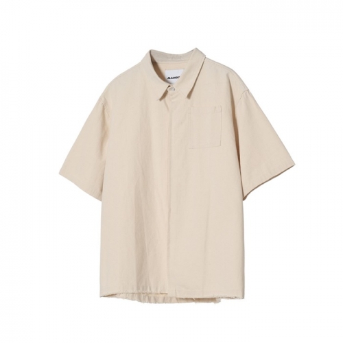 フィアオブゴッドユニセックスミニマルコットン半袖Tシャツa0313ベージュ