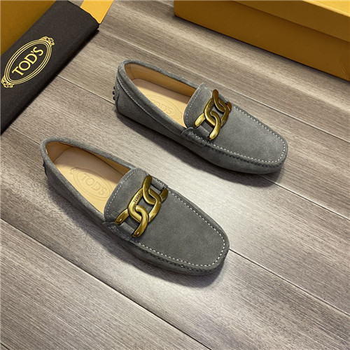 ,S0245トッズメンズレザーローファー,グレー