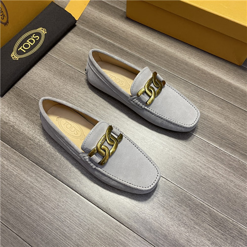 ,S0247トッズメンズレザーローファー,グレー