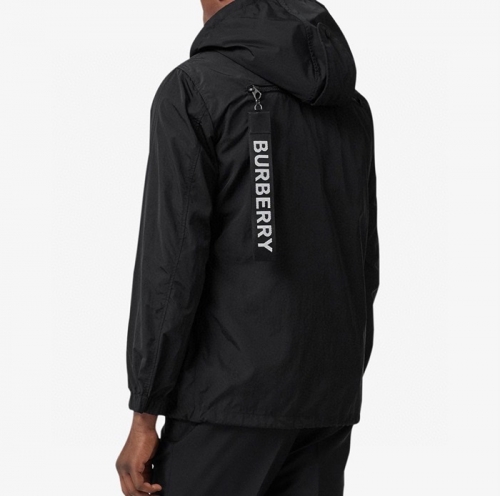 バーバリーメンズクラシックカジュアルジャケットr04022ブラック