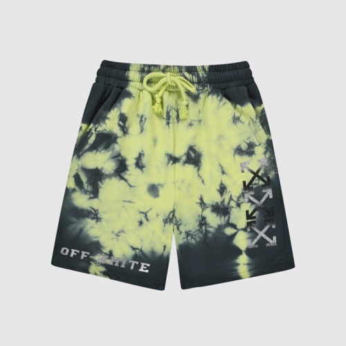 オフホワイトメンズカジュアルトレーニングショートパンツf0754ブラック