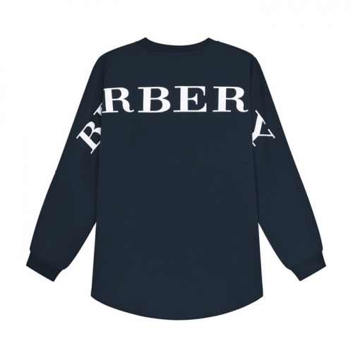 バーバリーメンズカジュアルコットンスウェットシャツr04034ネイビー