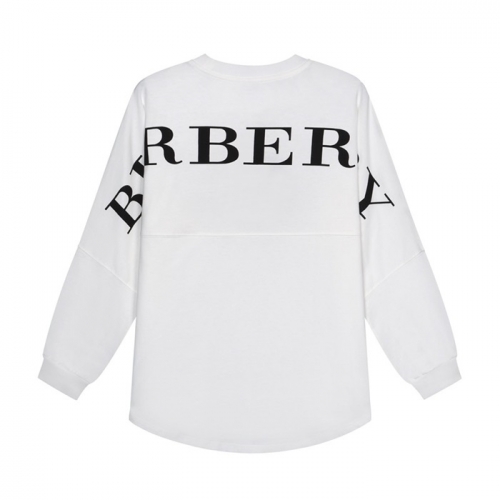 バーバリーメンズカジュアルコットンスウェットシャツr04035ホワイト