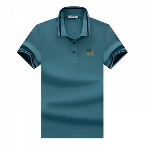 ロエベメンズポロ半袖Tシャツe0468グリーン