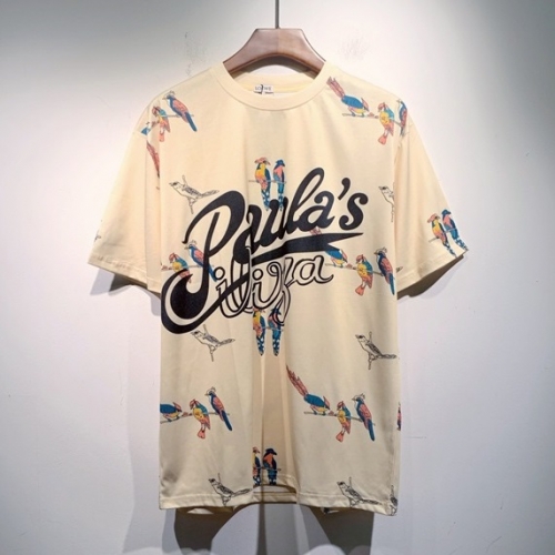 ロエベユニセックススマイル半袖Tシャツe0455アイボリー