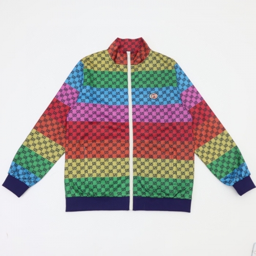 グッチメンズカジュアルウィンドブレーカージャケットc03907ブルー