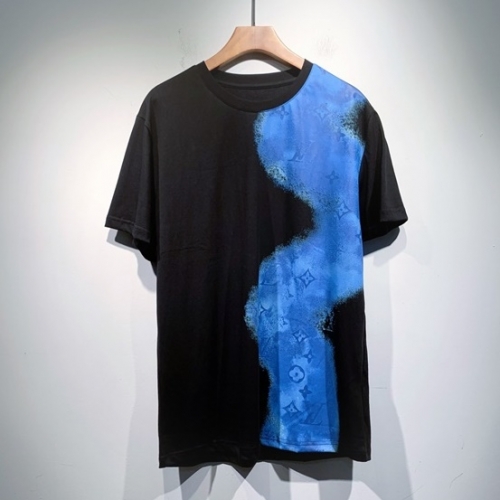 ルイヴィトンユニセックス半袖Tシャツu03442ブラック