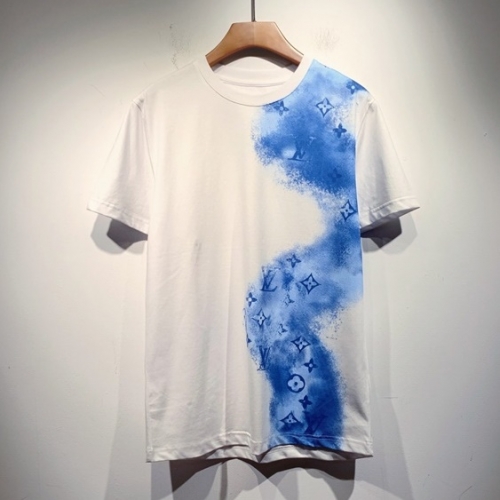 ルイヴィトンユニセックス半袖Tシャツu03443ホワイト