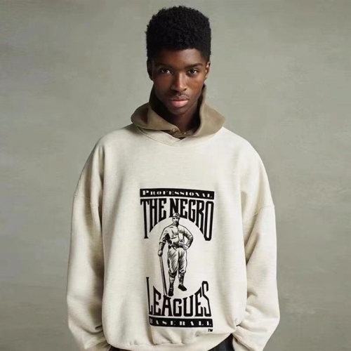 フィアオブゴッドユニセックスオーバーサイズコットンフーディa0314アイボリー