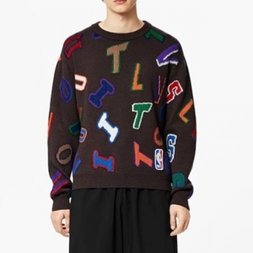 ルイヴィトンメンズカジュアルウールセーターu03452ブラック