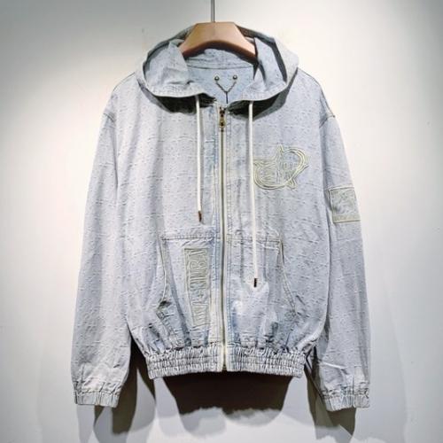 ルイヴィトンメンズカジュアルコットンフーディu03455グレー