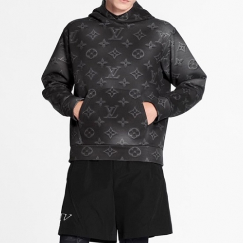 ルイヴィトンメンズカジュアルコットン長袖Tシャツu03457ブラック