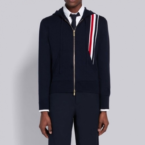 トムブラウンメンズストラップセーターm01373ネイビー